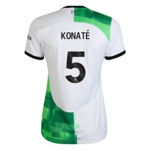 Liverpool Ibrahima Konate #5 Bortatröja Dam 2023-24 Kortärmad